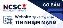 Website đạt chứng nhận tín nhiệm mạng